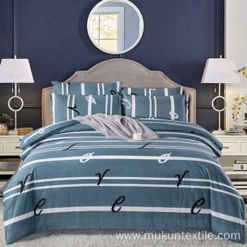 Queen bed sheet cotton bedding set